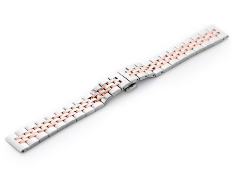 Bransoleta Pacific Model 4 srebrno róż.złota 14mm Bransoleta Pacific Model 4 srebrno róż.złota 14mm