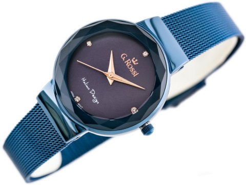 ZEGAREK G. ROSSI - 11184B-6F3 (zg785f) blue/violet + BOX ZEGAREK G. ROSSI - 11184B-6F3 (zg785f) blue/violet + BOX