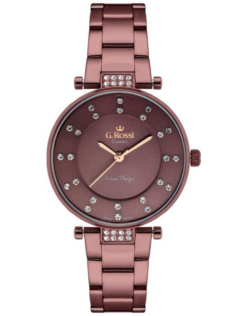 ZEGAREK G. ROSSI - C5131B-2B3 (zg780d) violet + BOX ZEGAREK G. ROSSI - C5131B-2B3 (zg780d) violet + BOX