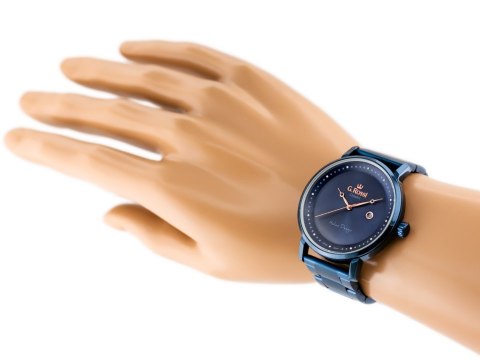 ZEGAREK G. ROSSI - C6182B-6F3 (zg256e) blue + BOX ZEGAREK G. ROSSI - C6182B-6F3 (zg256e) blue + BOX