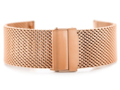 Bransoleta Pacific M8 - siatka HQ - rosegold 24mm Bransoleta Pacific M8 - siatka HQ - rosegold 24mm