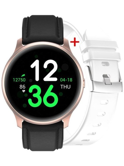 SMARTWATCH DAMSKI G. Rossi G.RSF1-4C2-1 rosegold/black + dodatkowy PASEK (sg003b) SMARTWATCH DAMSKI G. Rossi G.RSF1-4C2-1 rosegold/black + dodatkowy PASEK (sg003b)
