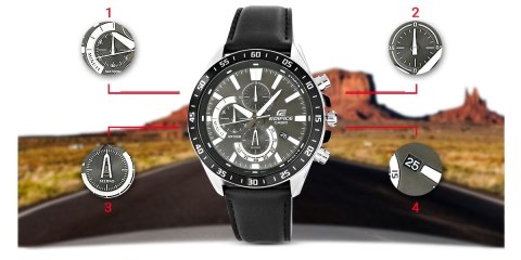 Zegarek Męski CASIO EDIFICE EFV-620L-1AVUEF + BOX Zegarek Męski CASIO EDIFICE EFV-620L-1AVUEF + BOX