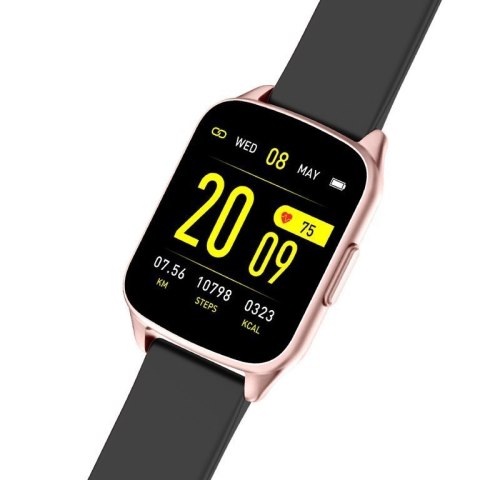 SMARTWATCH DAMSKI G. Rossi SW009-6 rosegold/black (sg004g) SMARTWATCH DAMSKI G. Rossi SW009-6 rosegold/black (sg004g)