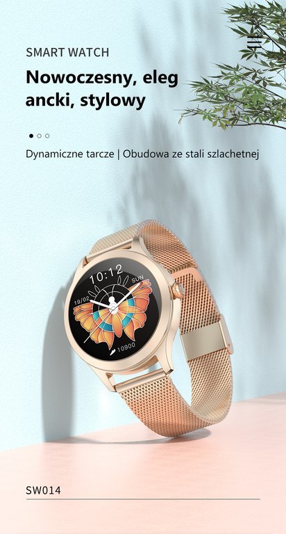 SMARTWATCH DAMSKI G. Rossi SW014-1 silver (sg009a) SMARTWATCH DAMSKI G. Rossi SW014-1 silver (sg009a)