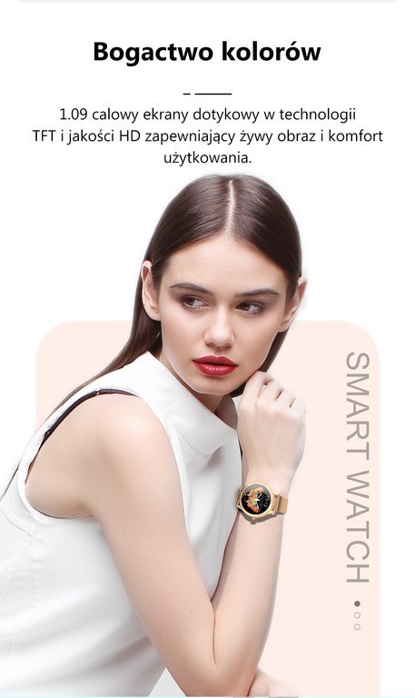 SMARTWATCH DAMSKI G. Rossi SW014-1 silver (sg009a) SMARTWATCH DAMSKI G. Rossi SW014-1 silver (sg009a)