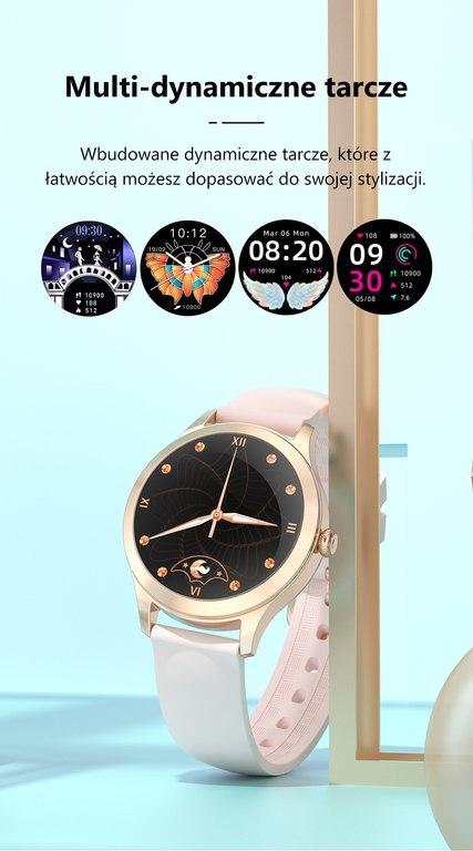 SMARTWATCH DAMSKI G. Rossi SW014-1 silver (sg009a) SMARTWATCH DAMSKI G. Rossi SW014-1 silver (sg009a)