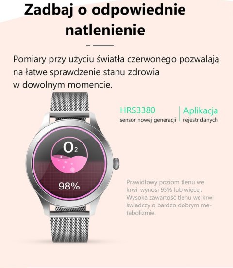 SMARTWATCH DAMSKI G. Rossi SW014-1 silver (sg009a) SMARTWATCH DAMSKI G. Rossi SW014-1 silver (sg009a)