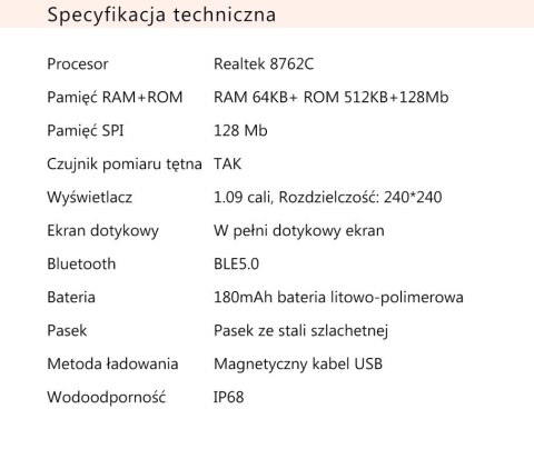 SMARTWATCH DAMSKI G. Rossi SW014-2 rosegold (sg009b) SMARTWATCH DAMSKI G. Rossi SW014-2 rosegold (sg009b)