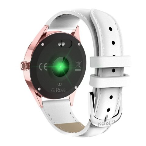 SMARTWATCH DAMSKI G. Rossi SW017-5 r.gold/white (sg011e) SMARTWATCH DAMSKI G. Rossi SW017-5 r.gold/white (sg011e)