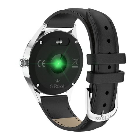SMARTWATCH DAMSKI G. Rossi SW017-9 silver/black (sg011c) SMARTWATCH DAMSKI G. Rossi SW017-9 silver/black (sg011c)