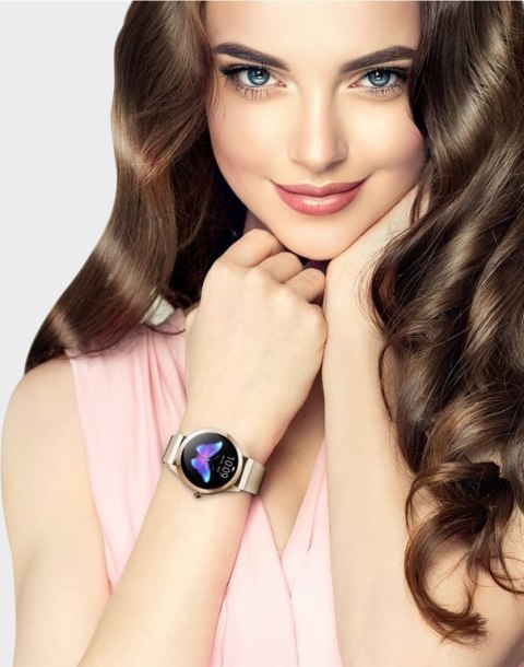 SMARTWATCH DAMSKI G. Rossi SW017-9 silver/black (sg011c) SMARTWATCH DAMSKI G. Rossi SW017-9 silver/black (sg011c)