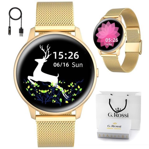 SMARTWATCH UNISEX G. Rossi SW015-5 gold (sg010e) SMARTWATCH UNISEX G. Rossi SW015-5 gold (sg010e)