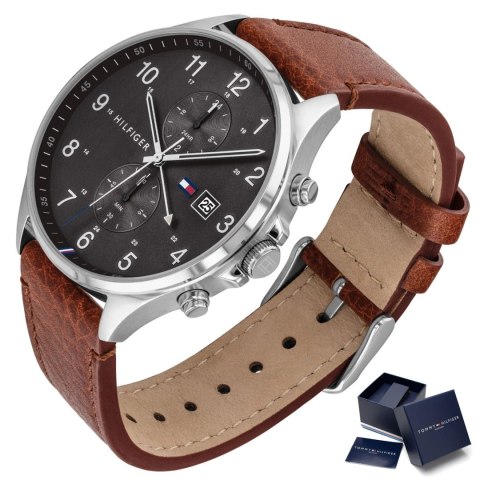ZEGAREK MĘSKI TOMMY HILFIGER 1791710 WEST + BOX ZEGAREK MĘSKI TOMMY HILFIGER 1791710 WEST + BOX