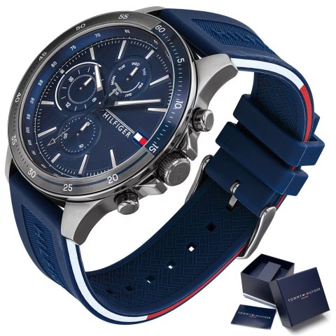 ZEGAREK MĘSKI TOMMY HILFIGER 1791721 BANK (zf023a ZEGAREK MĘSKI TOMMY HILFIGER 1791721 BANK (zf023a