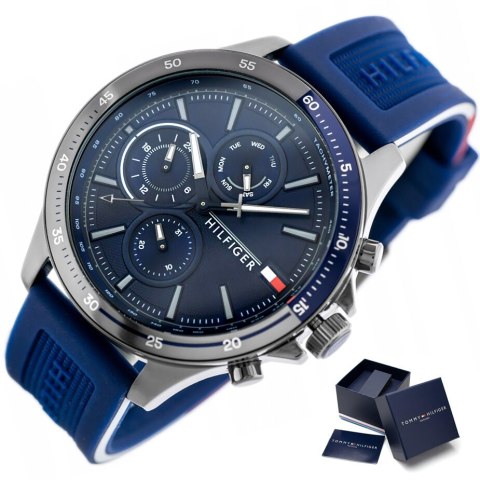 ZEGAREK MĘSKI TOMMY HILFIGER 1791721 BANK (zf023a ZEGAREK MĘSKI TOMMY HILFIGER 1791721 BANK (zf023a