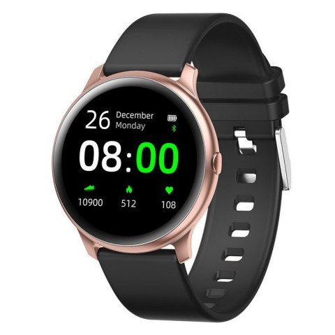 SMARTWATCH DAMSKI G. Rossi SW010-14 rosegold/black (sg005n) SMARTWATCH DAMSKI G. Rossi SW010-14 rosegold/black (sg005n)