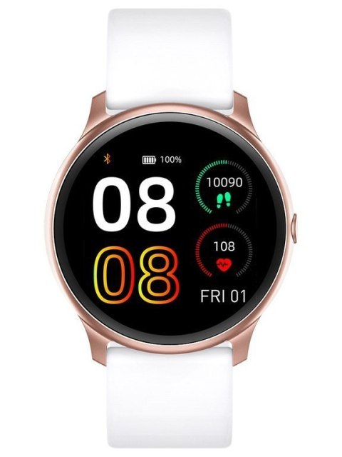 SMARTWATCH DAMSKI G. Rossi SW010-16 rosegold/white (sg005p) SMARTWATCH DAMSKI G. Rossi SW010-16 rosegold/white (sg005p)