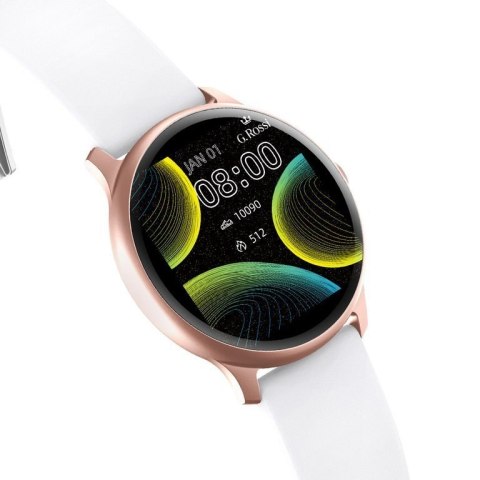 SMARTWATCH DAMSKI G. Rossi SW010-16 rosegold/white (sg005p) SMARTWATCH DAMSKI G. Rossi SW010-16 rosegold/white (sg005p)