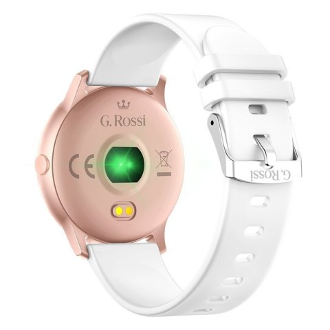 SMARTWATCH DAMSKI G. Rossi SW010-16 rosegold/white (sg005p) SMARTWATCH DAMSKI G. Rossi SW010-16 rosegold/white (sg005p)