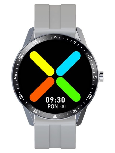 SMARTWATCH MĘSKI G. Rossi SW018-2 silver/gray (sg012b) WŁASNE TARCZE SMARTWATCH MĘSKI G. Rossi SW018-2 silver/gray (sg012b) WŁASNE TARCZE