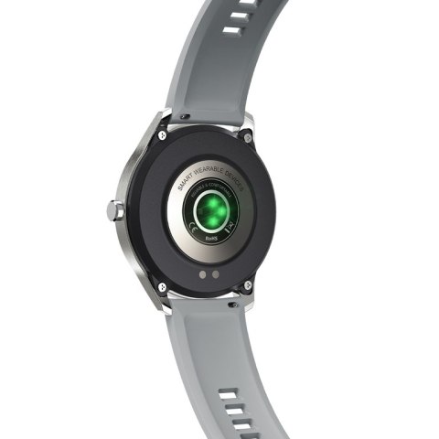 SMARTWATCH MĘSKI G. Rossi SW018-2 silver/gray (sg012b) WŁASNE TARCZE SMARTWATCH MĘSKI G. Rossi SW018-2 silver/gray (sg012b) WŁASNE TARCZE