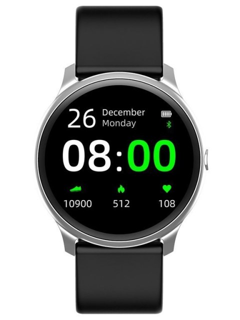 SMARTWATCH UNISEX G. Rossi SW010-13 silver/black (sg005m) SMARTWATCH UNISEX G. Rossi SW010-13 silver/black (sg005m)