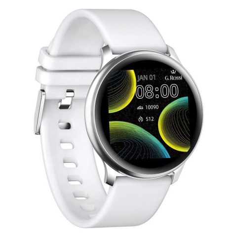 SMARTWATCH UNISEX G. Rossi SW010-15 silver/white (sg005o) SMARTWATCH UNISEX G. Rossi SW010-15 silver/white (sg005o)