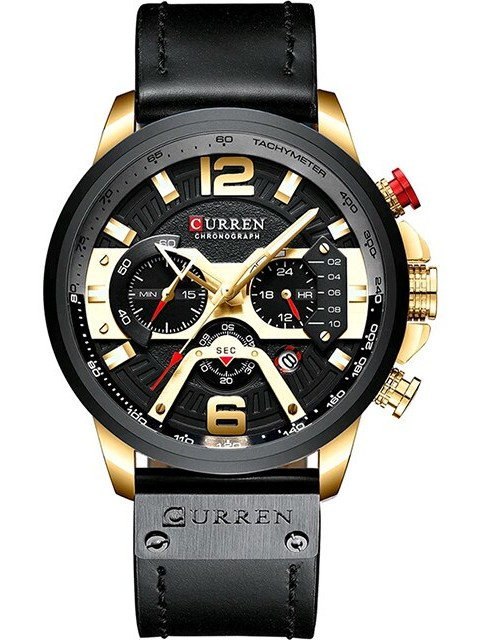 ZEGAREK MĘSKI CURREN 8329 (zc027b) - CHRONOGRAF + BOX ZEGAREK MĘSKI CURREN 8329 (zc027b) - CHRONOGRAF + BOX