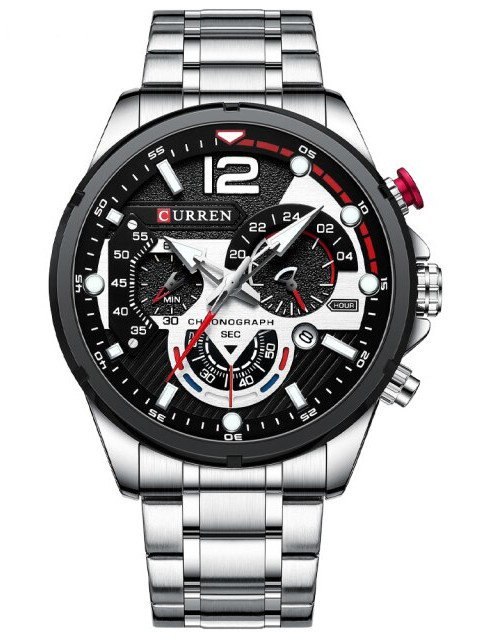 ZEGAREK MĘSKI CURREN 8395 (zc019a) - CHRONOGRAF ZEGAREK MĘSKI CURREN 8395 (zc019a) - CHRONOGRAF