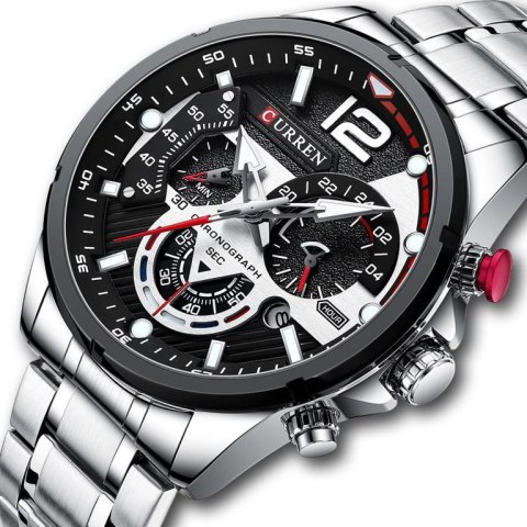 ZEGAREK MĘSKI CURREN 8395 (zc019a) - CHRONOGRAF ZEGAREK MĘSKI CURREN 8395 (zc019a) - CHRONOGRAF