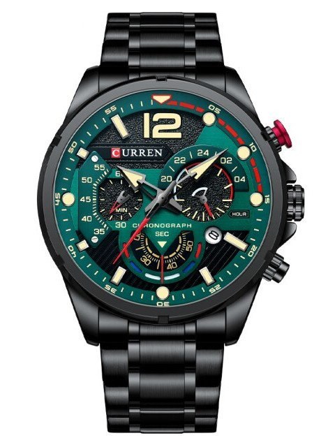 ZEGAREK MĘSKI CURREN 8395 (zc019c) - CHRONOGRAF ZEGAREK MĘSKI CURREN 8395 (zc019c) - CHRONOGRAF