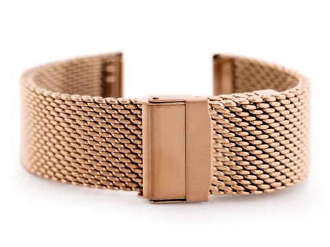 Bransoleta Pacific 10 - siatka HQ - rosegold 24mm Bransoleta Pacific 10 - siatka HQ - rosegold 24mm