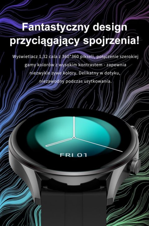 SMARTWATCH MĘSKI G. Rossi SW019-3 black/red (sg014c) PROWADZENIE ROZMÓW SMARTWATCH MĘSKI G. Rossi SW019-3 black/red (sg014c) PROWADZENIE ROZMÓW