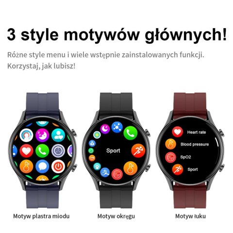 SMARTWATCH MĘSKI G. Rossi SW019-3 black/red (sg014c) PROWADZENIE ROZMÓW SMARTWATCH MĘSKI G. Rossi SW019-3 black/red (sg014c) PROWADZENIE ROZMÓW