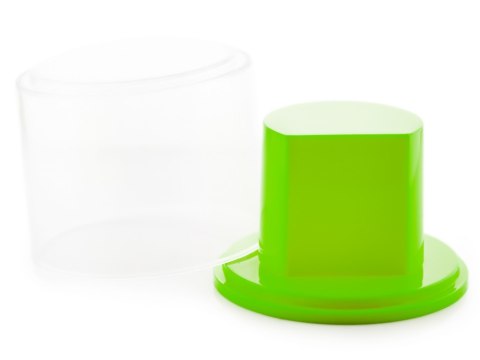 Prezentowe pudełko na zegarek - plastikowe zielone Prezentowe pudełko na zegarek - plastikowe zielone