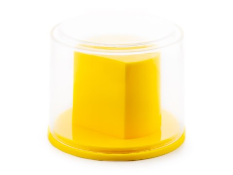 Prezentowe pudełko na zegarek - plastikowe żółte Prezentowe pudełko na zegarek - plastikowe żółte