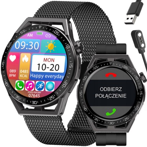 SMARTWATCH MĘSKI Rubicon RNCE88 - WYKONYWANIE POŁĄCZEŃ, WŁASNE TARCZE (sr033c) SMARTWATCH MĘSKI Rubicon RNCE88 - WYKONYWANIE POŁĄCZEŃ, WŁASNE TARCZE (sr033c)