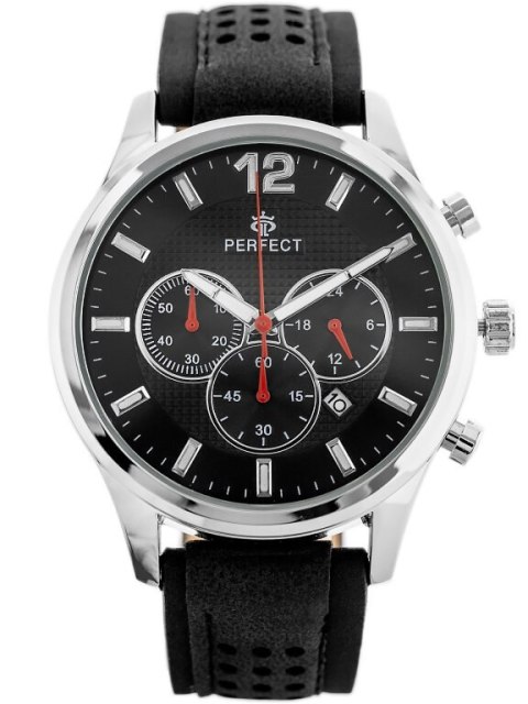 ZEGAREK MĘSKI PERFECT CH01L - CHRONOGRAF (zp354d) + BOX ZEGAREK MĘSKI PERFECT CH01L - CHRONOGRAF (zp354d) + BOX