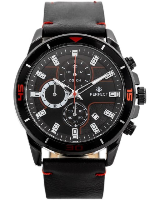 ZEGAREK MĘSKI PERFECT CH02L - CHRONOGRAF (zp351d) + BOX ZEGAREK MĘSKI PERFECT CH02L - CHRONOGRAF (zp351d) + BOX