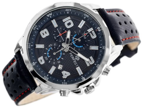 ZEGAREK MĘSKI PERFECT CH05L - CHRONOGRAF (zp353d) + BOX ZEGAREK MĘSKI PERFECT CH05L - CHRONOGRAF (zp353d) + BOX