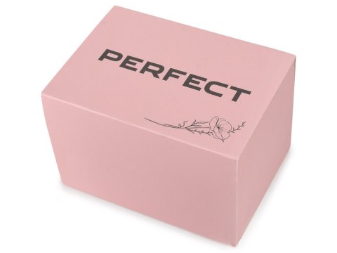 Prezentowe pudełko na zegarek - PERFECT - różowe Prezentowe pudełko na zegarek - PERFECT - różowe