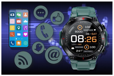 SMARTWATCH MĘSKI GRAVITY GT8-3 - z GPS (sg017c) SMARTWATCH MĘSKI GRAVITY GT8-3 - z GPS (sg017c)