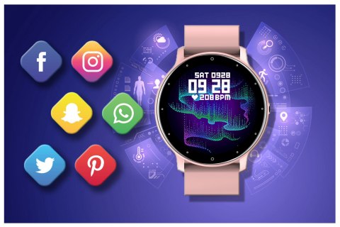 SMARTWATCH UNISEX GRAVITY GT1-1 - PULSOMETR, WŁASNE TARCZE (sg015a) SMARTWATCH UNISEX GRAVITY GT1-1 - PULSOMETR, WŁASNE TARCZE (sg015a)
