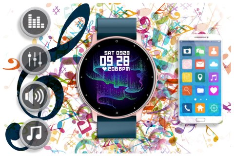 SMARTWATCH UNISEX GRAVITY GT1-4 - PULSOMETR, WŁASNE TARCZE (sg015d) SMARTWATCH UNISEX GRAVITY GT1-4 - PULSOMETR, WŁASNE TARCZE (sg015d)