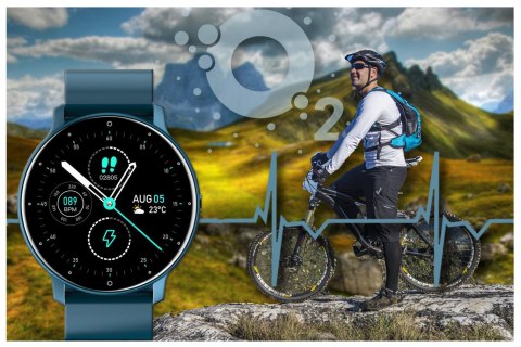 SMARTWATCH UNISEX GRAVITY GT1-5 - PULSOMETR, WŁASNE TARCZE (sg015e) SMARTWATCH UNISEX GRAVITY GT1-5 - PULSOMETR, WŁASNE TARCZE (sg015e)