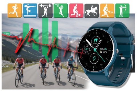 SMARTWATCH UNISEX GRAVITY GT1-5 - PULSOMETR, WŁASNE TARCZE (sg015e) SMARTWATCH UNISEX GRAVITY GT1-5 - PULSOMETR, WŁASNE TARCZE (sg015e)