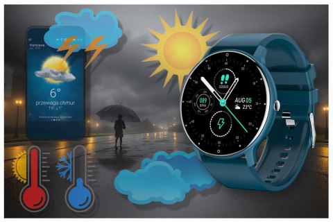 SMARTWATCH UNISEX GRAVITY GT1-5 - PULSOMETR, WŁASNE TARCZE (sg015e) SMARTWATCH UNISEX GRAVITY GT1-5 - PULSOMETR, WŁASNE TARCZE (sg015e)
