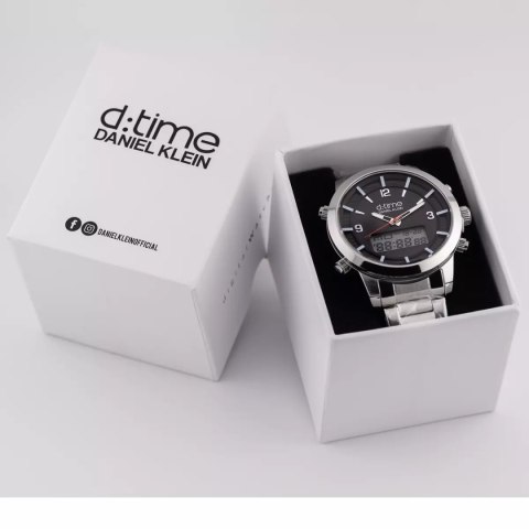 ZEGAREK MĘSKI DANIEL KLEIN D:TIME 12641-2 (zl024b) + BOX ZEGAREK MĘSKI DANIEL KLEIN D:TIME 12641-2 (zl024b) + BOX