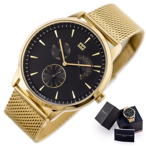 ZEGAREK MĘSKI TOMMY HILFIGER 1710386 BRAD (zf056a) + BOX ZEGAREK MĘSKI TOMMY HILFIGER 1710386 BRAD (zf056a) + BOX